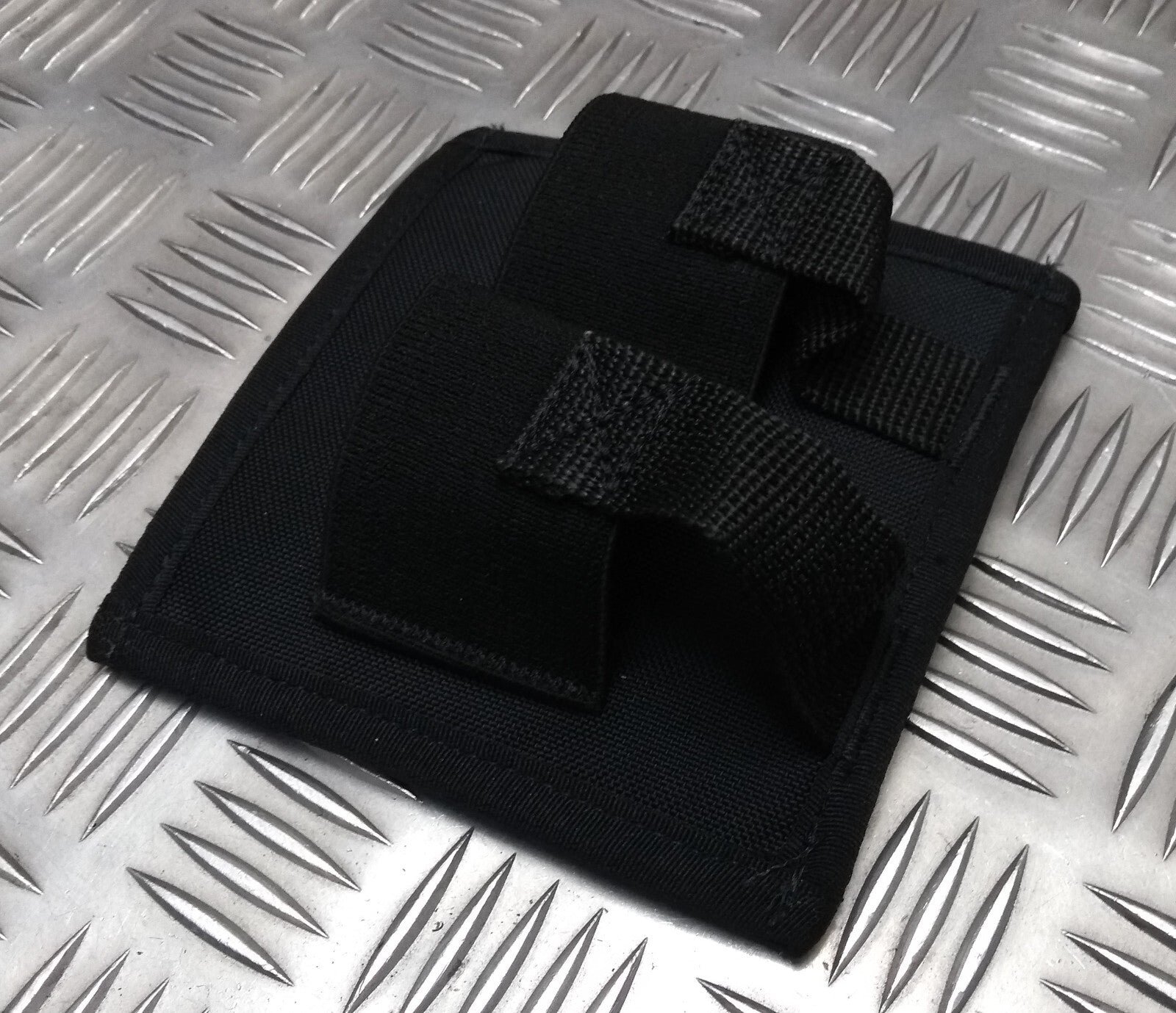 Double Mag Grip Holder Molle Compatible Stealth Black Spec OPs Security Detail