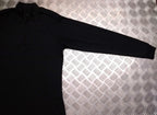 Black Technical Delta Stealth Self Wicking Technical Activewear Top Long Sleeve