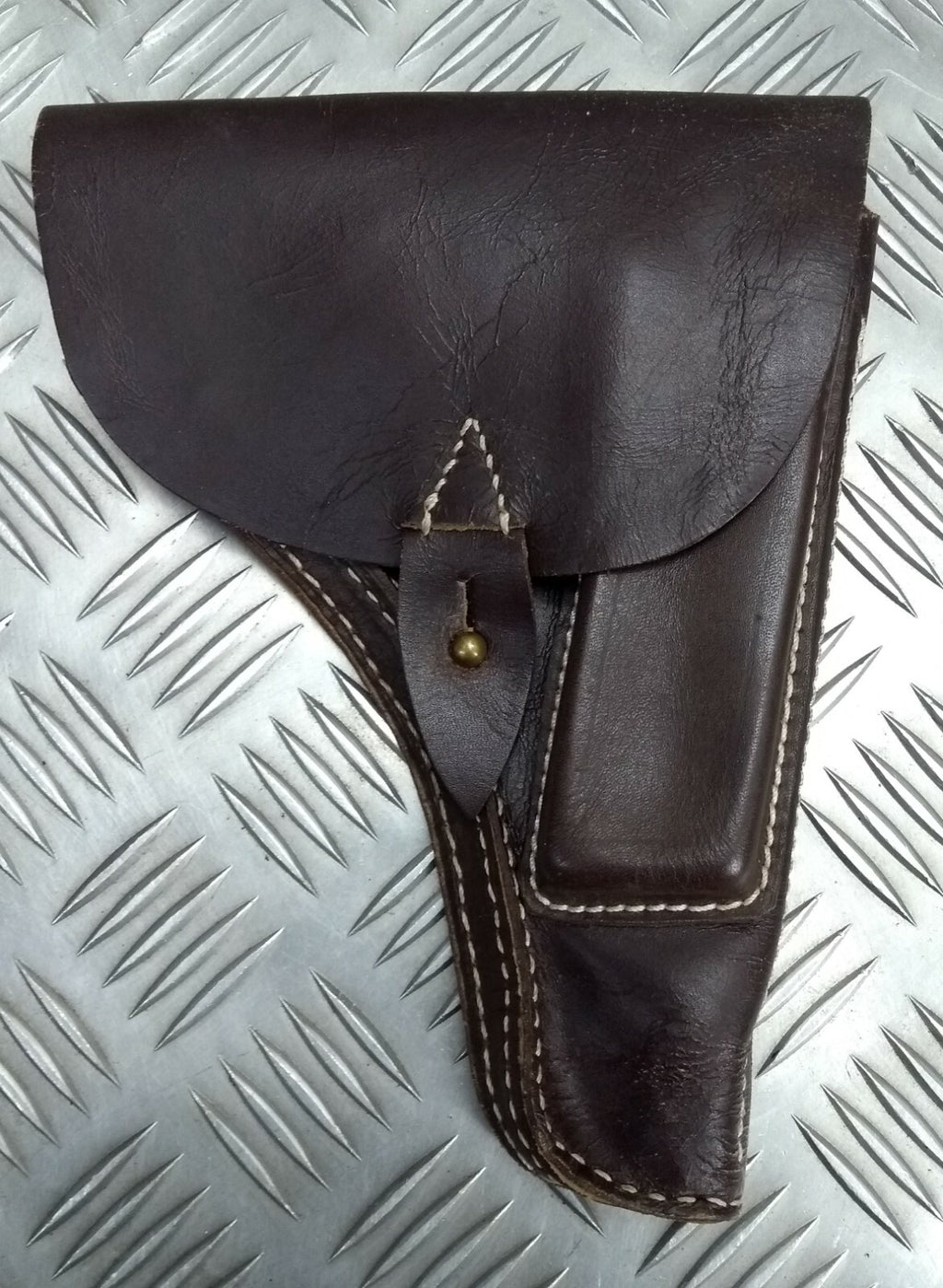 Vintage Holster Leather Unknown Pistol Side Arm Holster Faulty