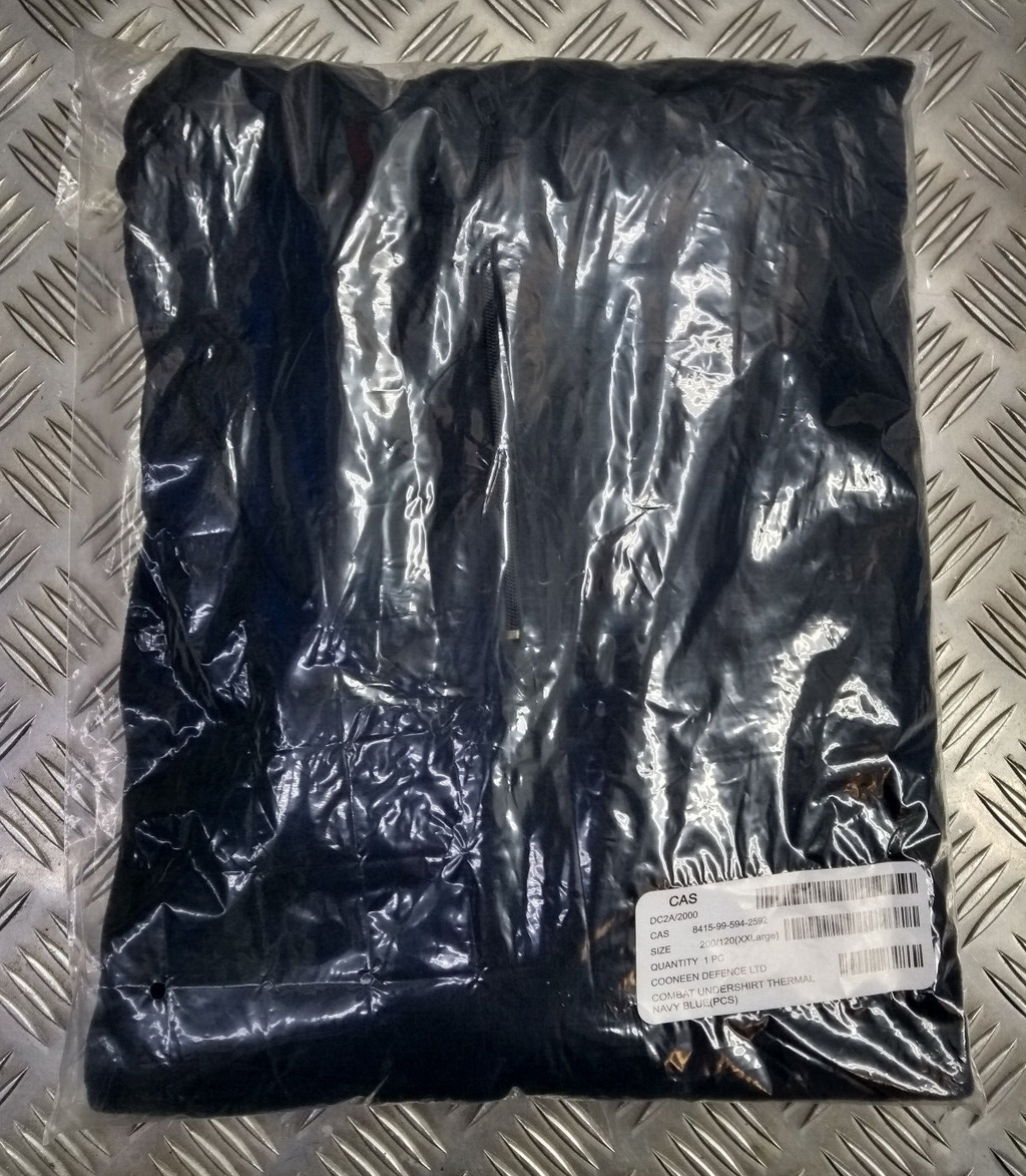 Extreme Cold Weather Navy Blue Undershirt PCS - Size XXLarge, 200/120cm - NEW
