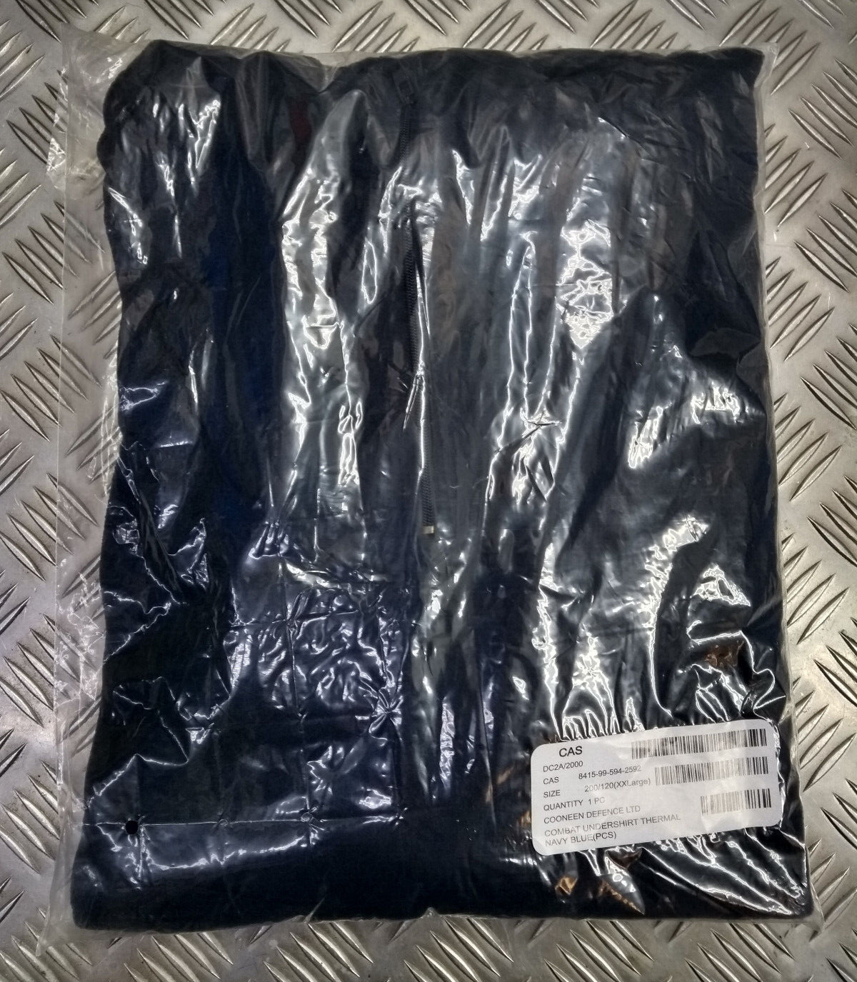 Extreme Cold Weather Navy Blue Undershirt PCS - Size XXLarge, 200/120cm - NEW