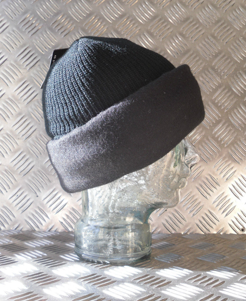 Black One (1) Hole Thinsulate Balaclava / Beanie Hat - Very Warm - Brand New