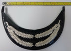 Genuine British Made Senior Officer Silver Leaf Braid Dress Cap Peak X1