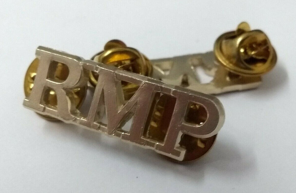 British Army RMP Title Badges Shoulder Badges R.M.P Lettering NEW