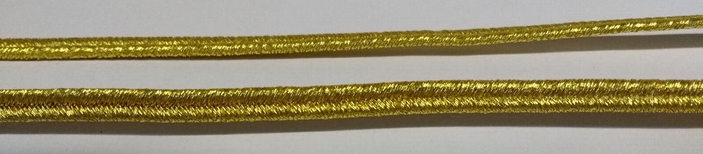 Gold Metallised Polyester Russia Braid 4mm