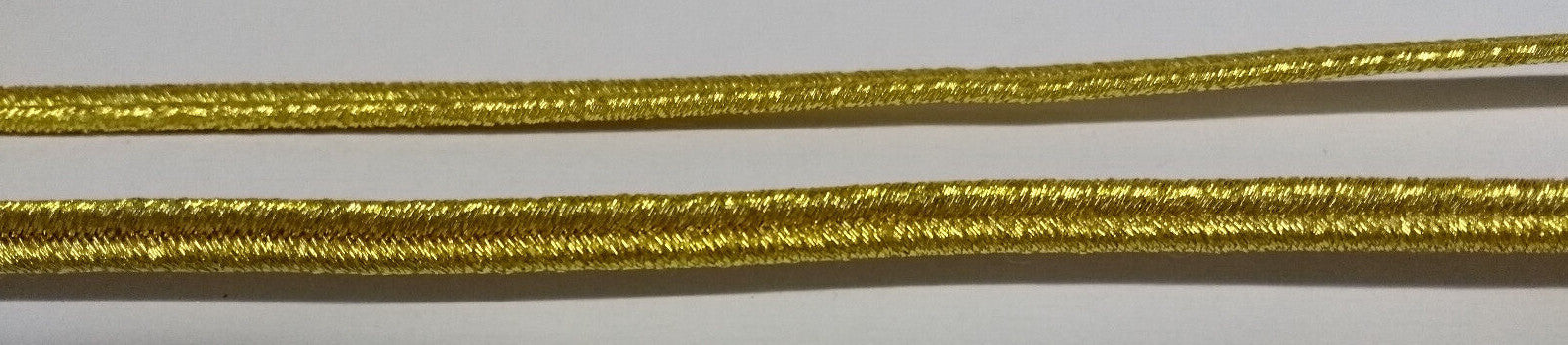 Gold Metallised Polyester Russia Braid 4mm