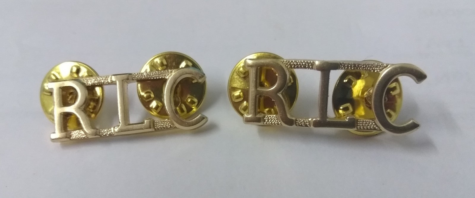 Genuine British Issue RLC Royal Logistics Corps Shoulder Title Badges N