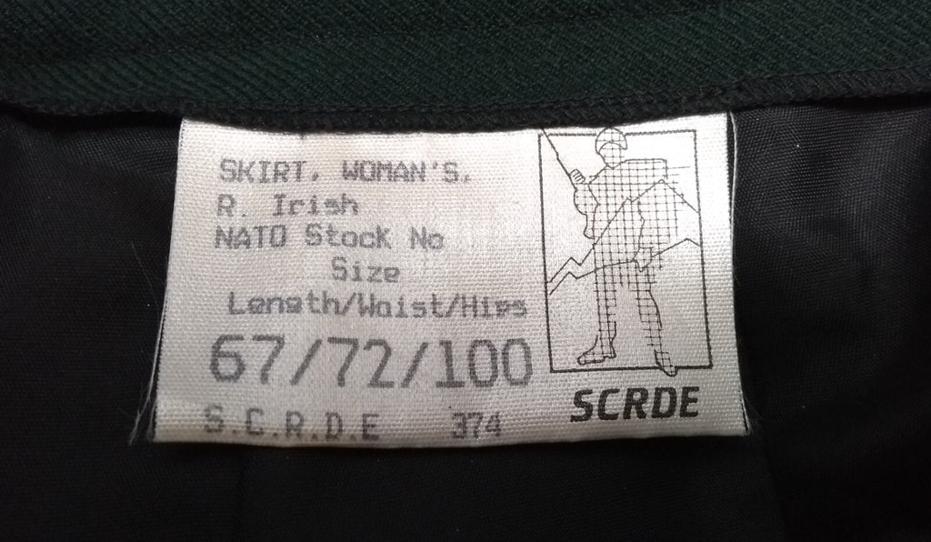 Royal Irish Skirt Genuine British Army Issue Old Pattern Service Dress Unissued