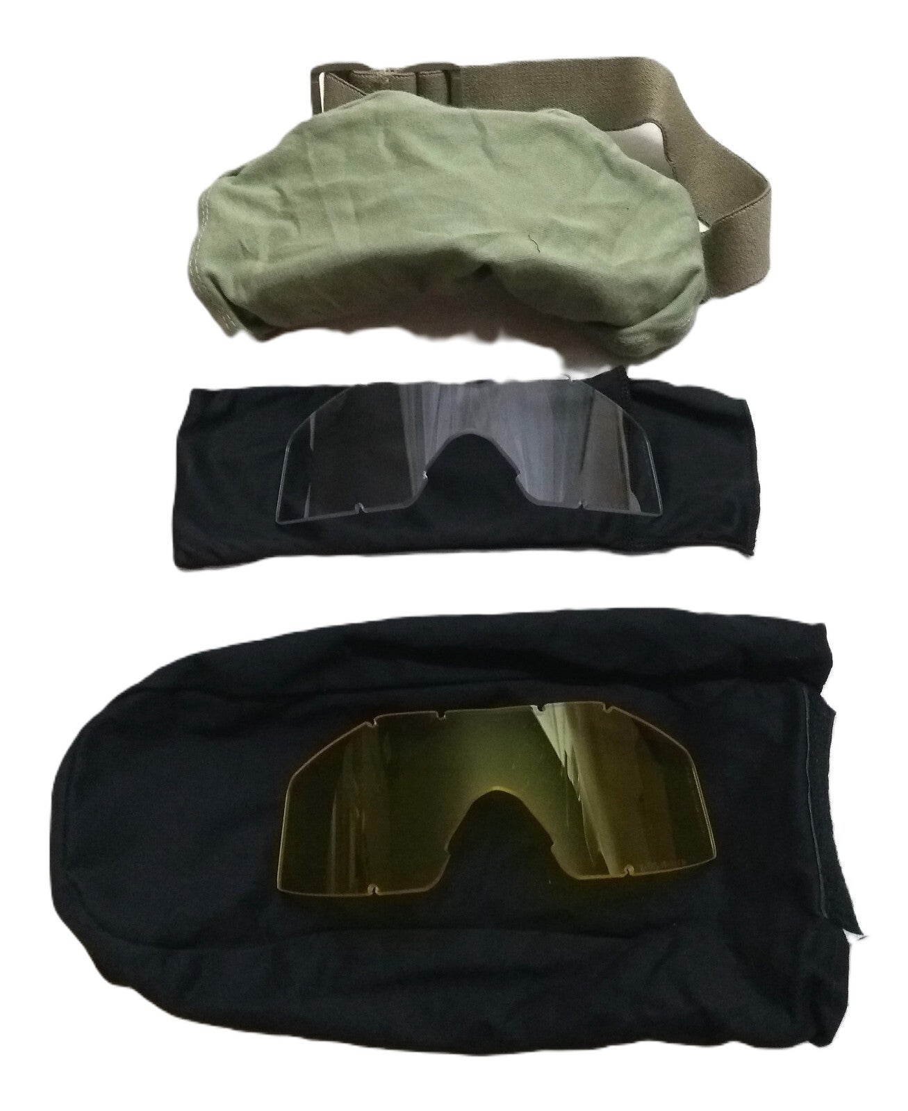 Army Ballistic Goggles British Revision Wolf Spider Coyote / Tan Three Lens Kit