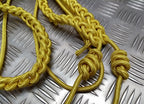 Army Ceremonial Aiguillette / Officers Lanyard Metallic Gold Tip Ends Present
