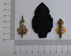 RAEC Hat / Cap Badge and Collar Badges Hand Embroidered Vintage