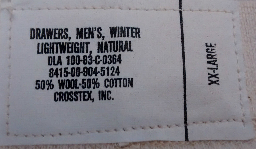 American / US Cold Weather Thermal Long Johns XX-Large- NEW