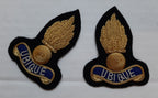 Royal Engineers No1 Badge British Army Black Embroidered OFC Collar Patches