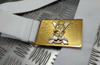 Royal Regiment of Scotland RRS Issue White Courlene Parade Belt Max 31"
