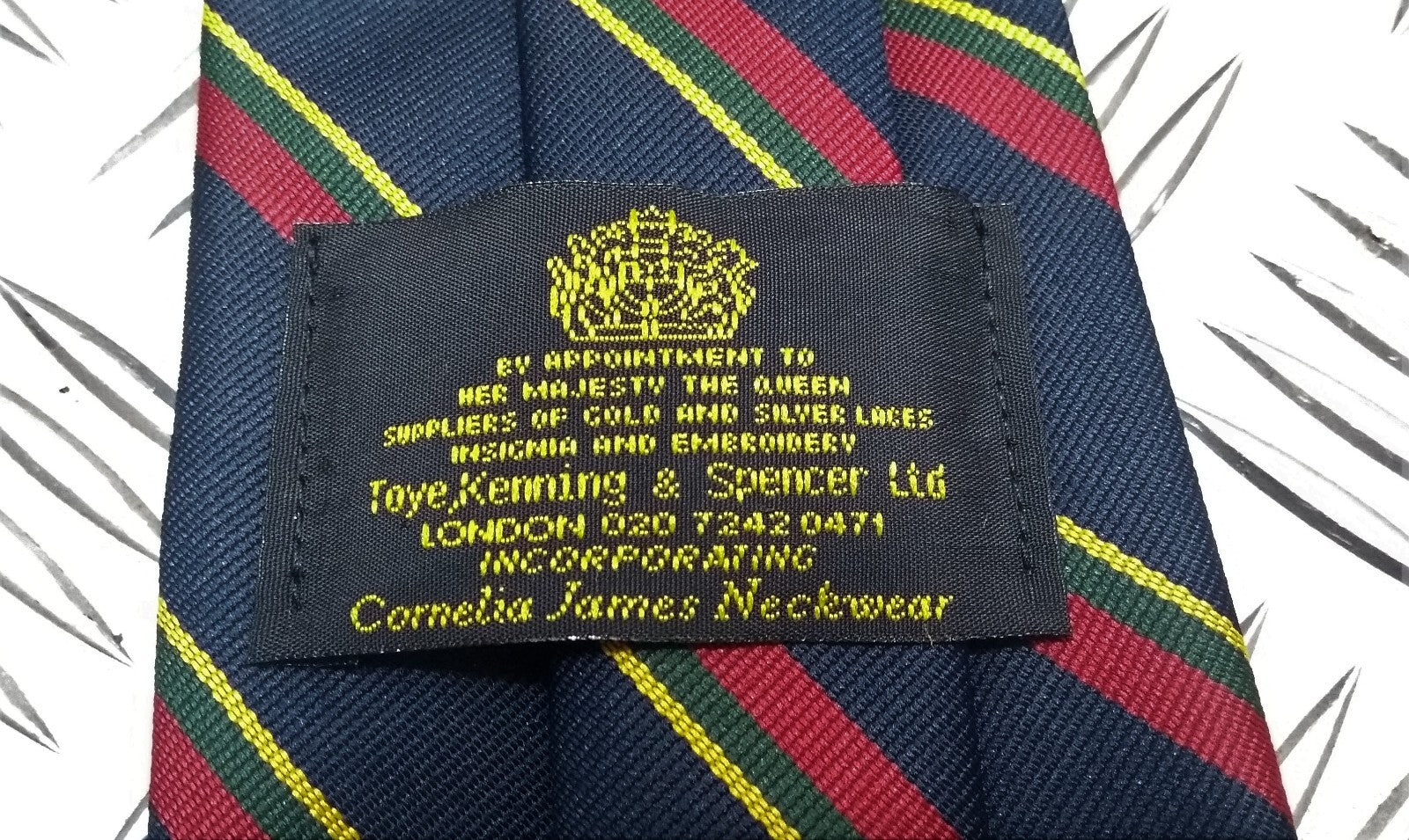 RM Dress Tie British Royal Formal Dress Necktie Made In The UK - NEW