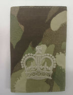 Genuine British Army MTP Camo Sergeant Major, Warrant Officer CII Rank Slide
