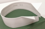 Stiff White Detachable Windsor Style Collar Cotton Made in England