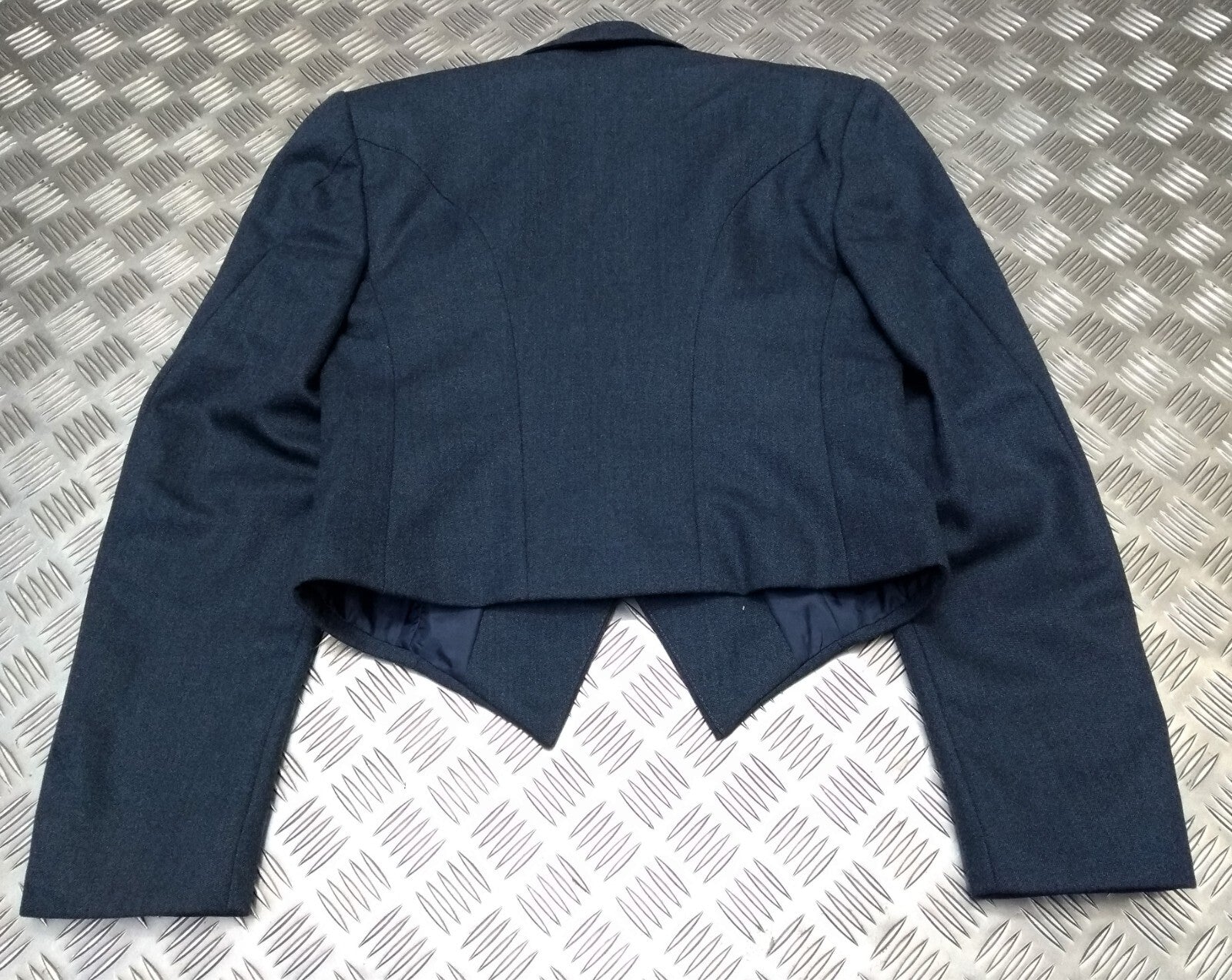 WRAF / RAF Royal Air Force No5 Mess Jacket Air Force Blue Grey Womans with 3 Bar Chevron Patch Michael Jay