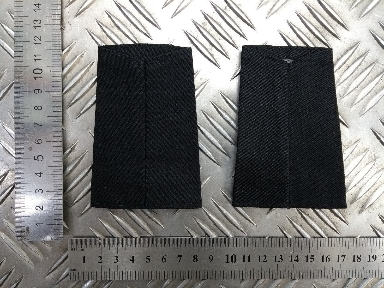 Royal Tank Regiment RTR ACF Black Rank Slides Genuine British - NEW