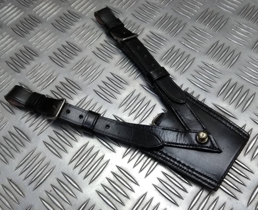 Sword Frog Sam Browne Leather With Chrome Fixings Made In Great Britain