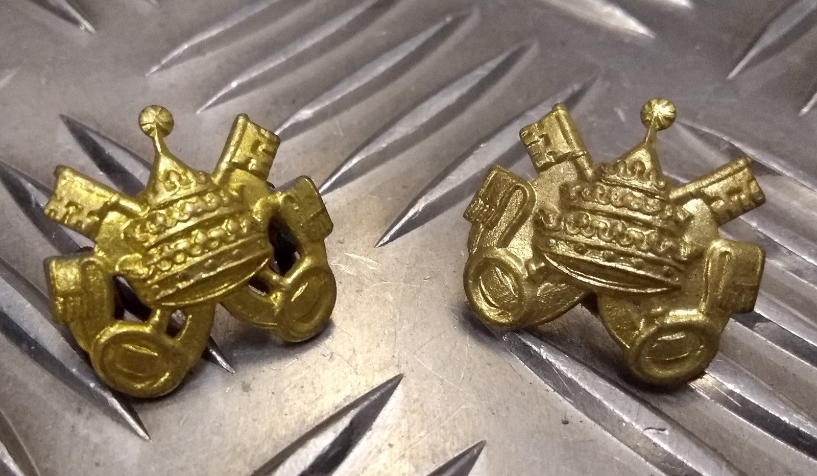 Catholic Boys' Brigade Vintage Issued Collar badges 1 Pair