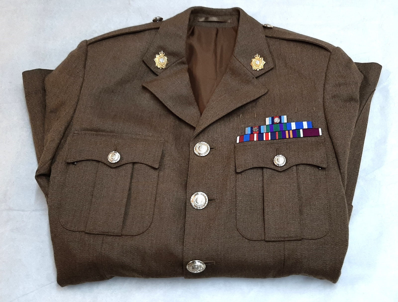 No2 Fad Jacket RLC With Q/C Crown Badges 3 Bar Chevron Patches 182/92/76cm