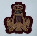 Lyre and Crown No1 and Ceremonial Dress British Army Hand Embroidered Arm Patch