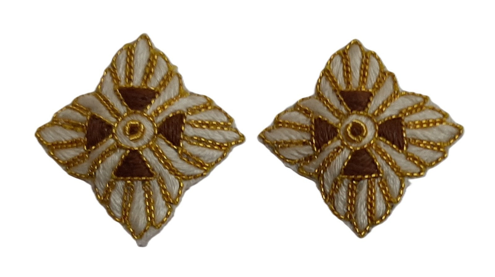 Shoulder Stars AAC Service Dress Hand Embroidered H/E Bath Star / Pips 1 Pair