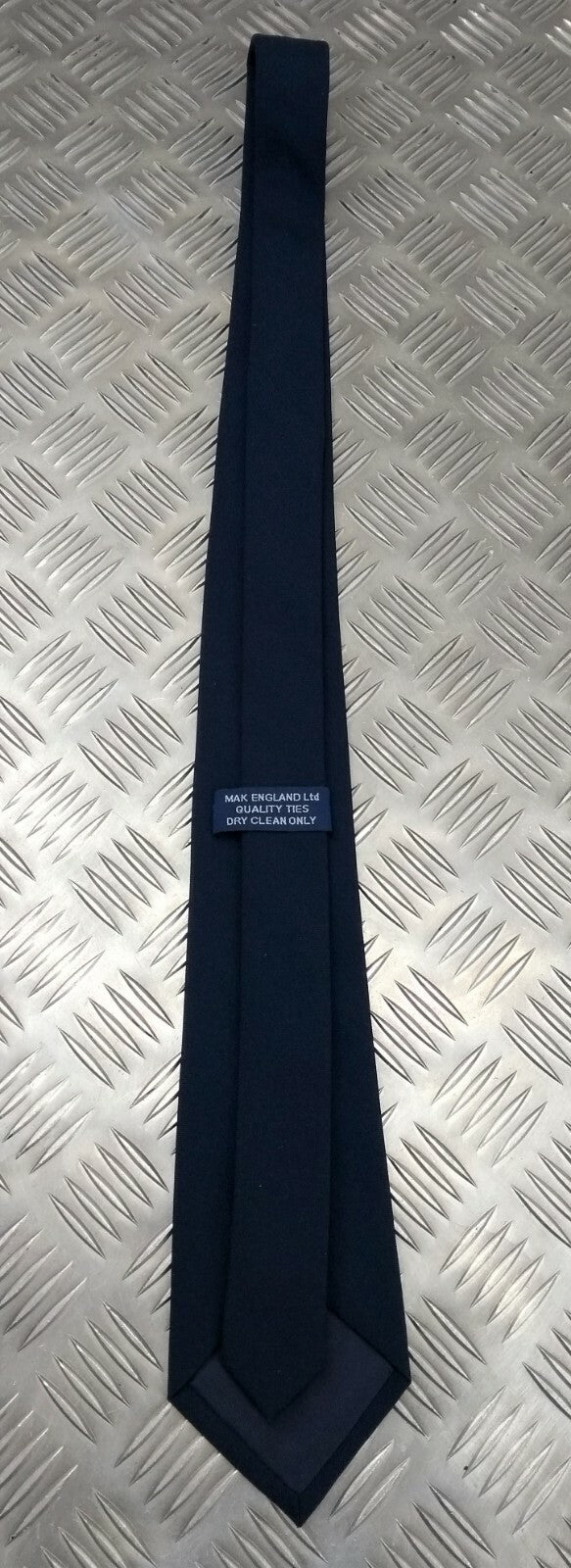 Plain Navy / Royal Blue Neck Tie British Made NEW