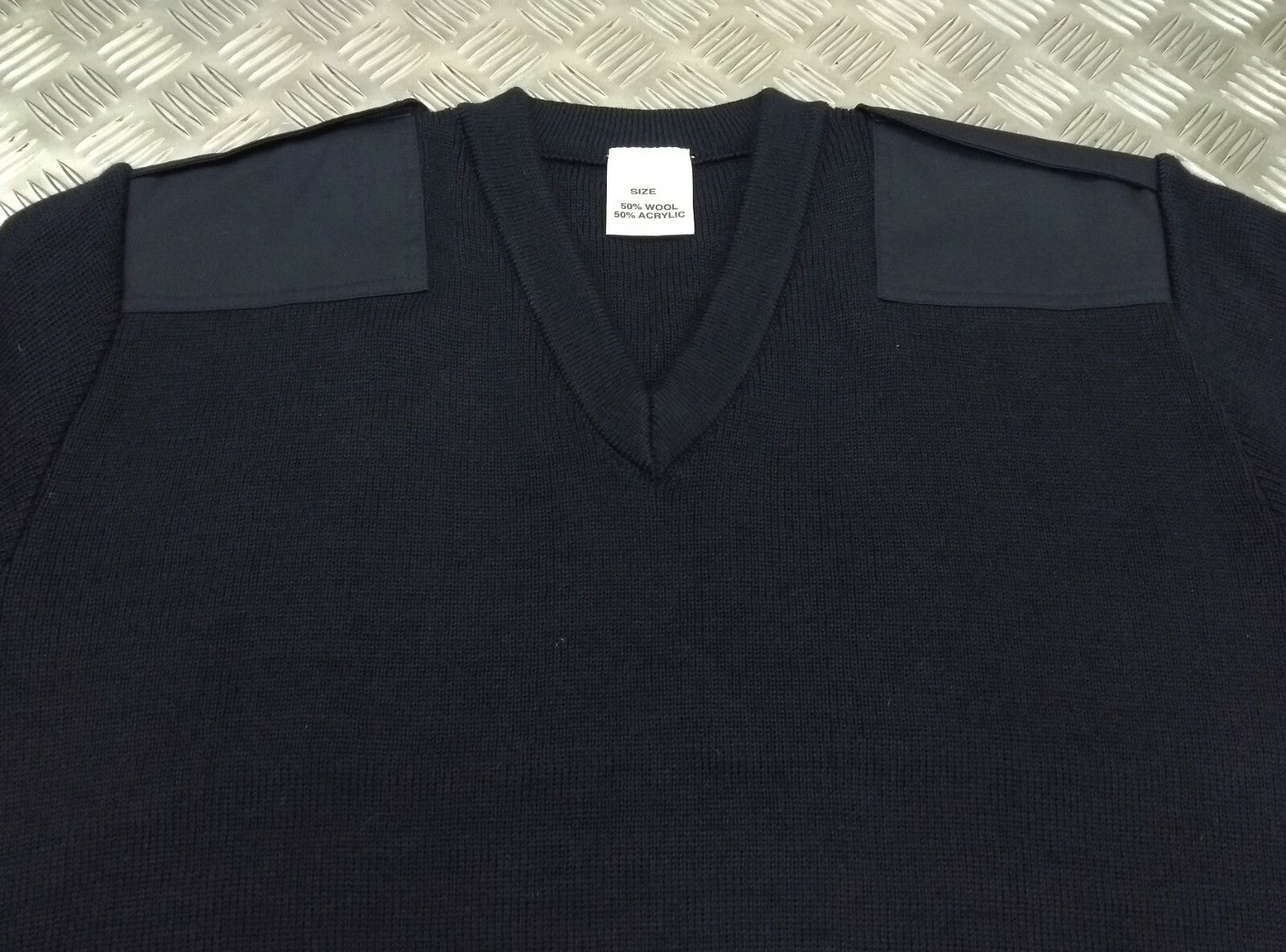 Genuine British Forces Specification Navy V Neck Uniform Pullover XX Large