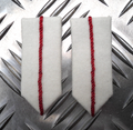 A SQN RAF Royal Air Force Gorgets Collar / Lapel No1 Dress and Cadets White with Red Cord