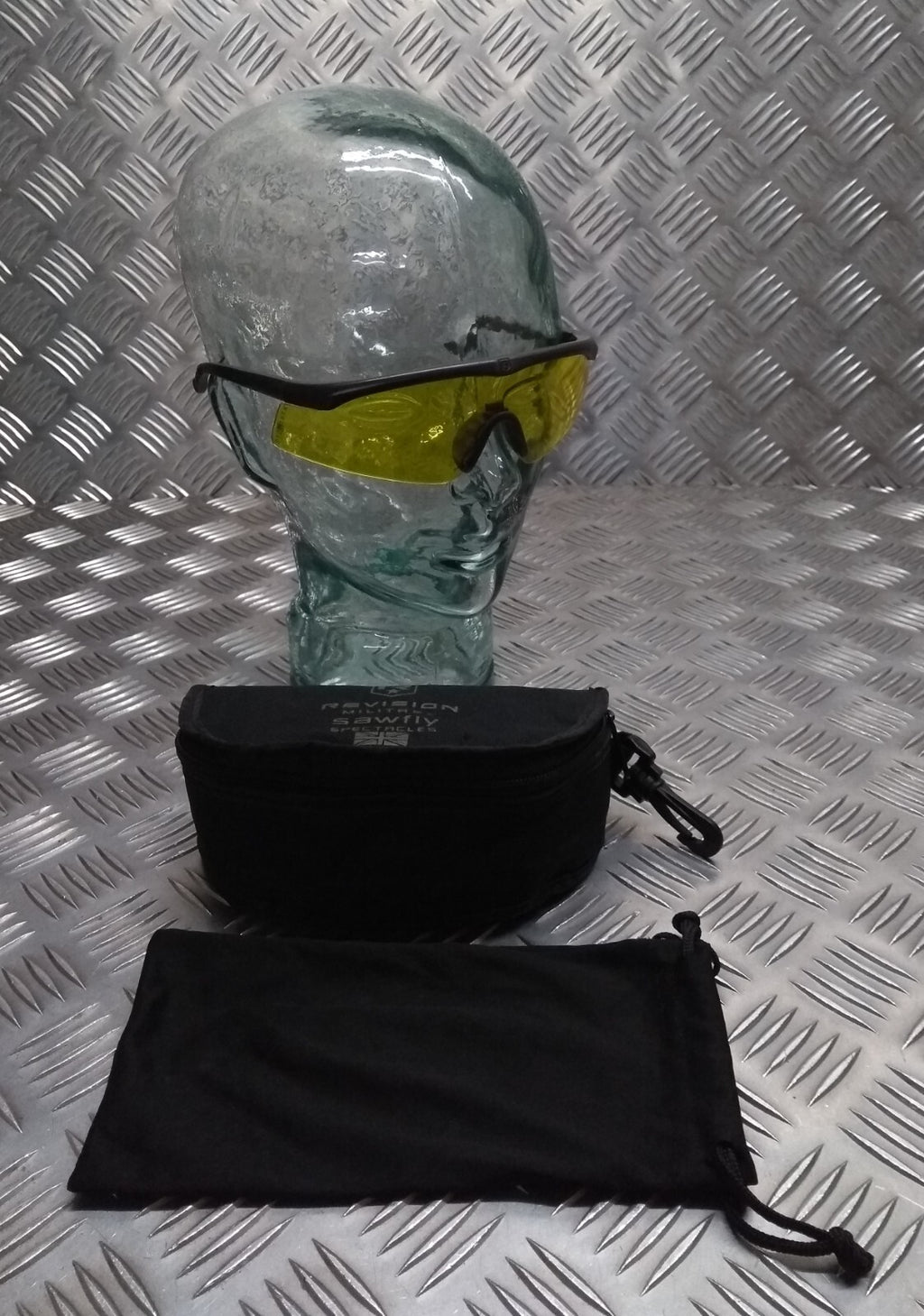 Army Ballistic Glasses Revision Version 2 Hi Contrast Yellow Lens & Soft Case
