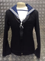 British Royal Navy Class 2 / II Sailors Middy Jumper RN Scarf & Lanyard 120cm S