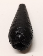 Sword Knot Acorn Black Leather Bound Replacement Part Rifle Pattern - NEW