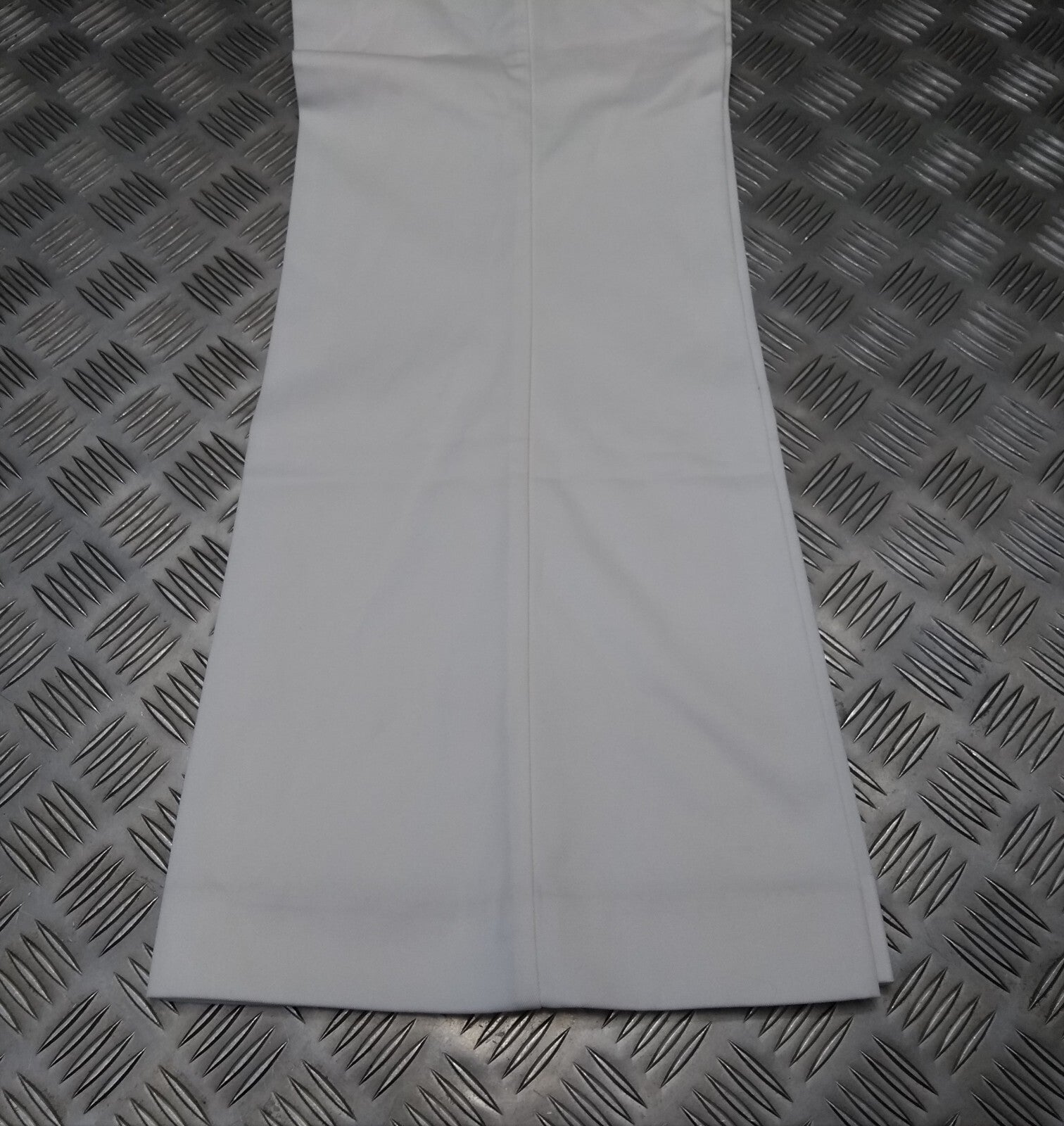 Royal Navy Trousers Class II C2 White Uniform Bell Bottomed Flares RN Waist 96cm