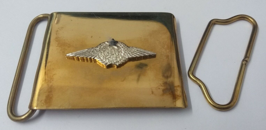 Genuine Ghana Air Force Issue Insignia Parade 2¼" Belt Buckle 2 Piece MFP21