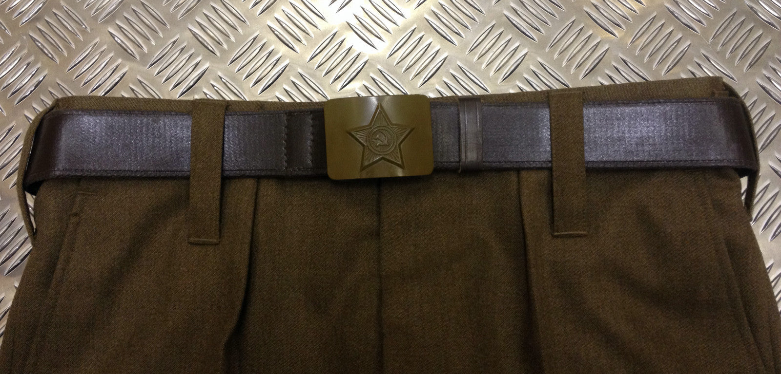 USSR /Soviet / CCCP Belt With Hammer And Sickle Buckle - NEW