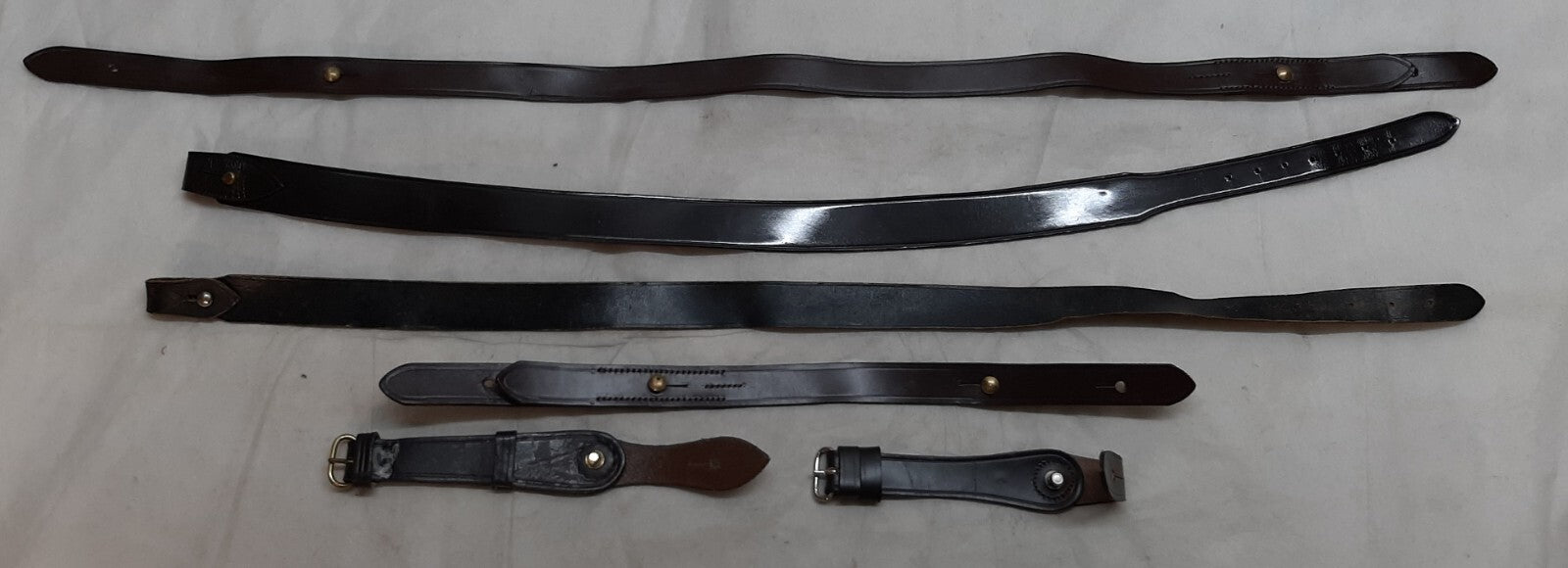 Leather Straps / Sling Job Lot of Leather Wear & Assorted Type and Fittings x6
