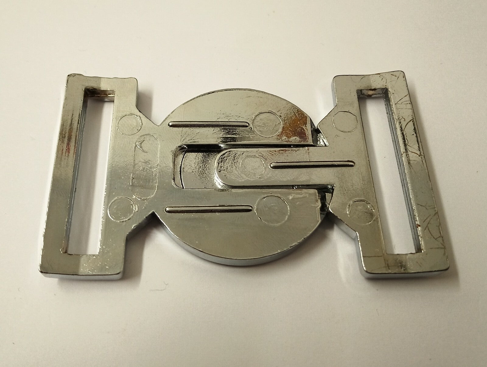 Chrome Locket Buckle Genuine Spec Security Unknown Insignia MFB3X