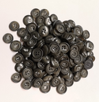 Vintage Style Mixed Size Green Grey Colour Buttons 230g
