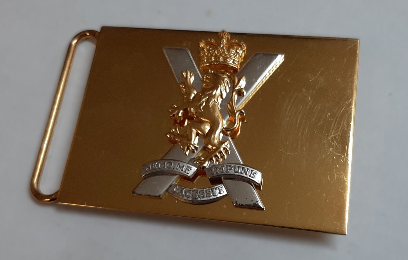 Royal Regiment of Scotland RRS Parade Belt Buckle With Full Insignia Army Issue