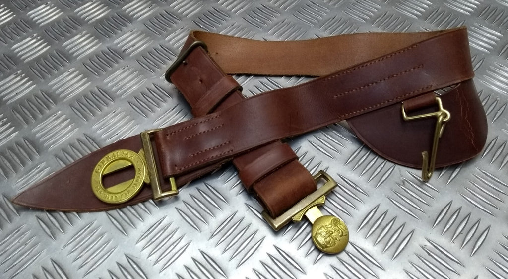 Vintage RM Brown Belt Unpolished No2 British Navy