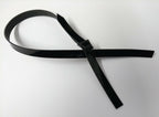 Genuine Issue 3/8" Black Hi Sheen Parade Chin Strap 1 Buckle NEW