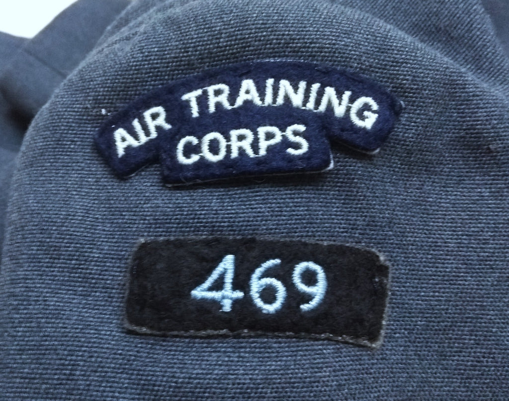RAF Royal Air Force Vintage Jacket Airforce Blue Grey Colour 469 SQD Lowestoft