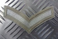 Genuine British Desert L Corporal Rank Stripe / Chevron Badge Patch