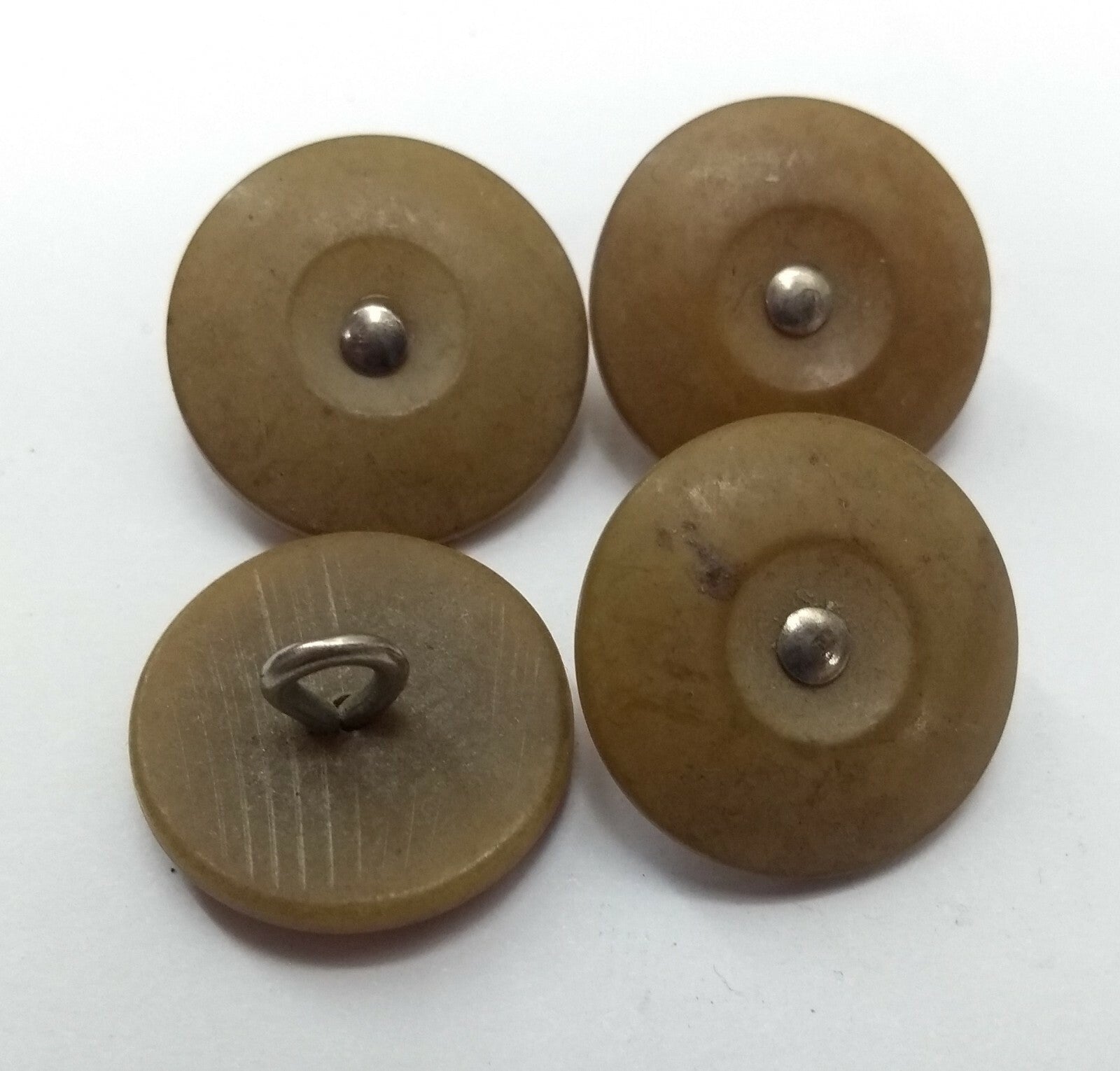 Genuine Vintage British Issue Shank Fatigues / Overall Buttons & Rings