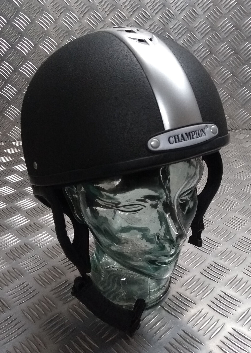 Champion Jockey Helmet Ex-Army Edition Ventair Deluxe With Maroon Cover 56cm