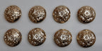 Queens Lancashire Regiment Ring Back Buttons No2 British Army QLR Insignia O/R