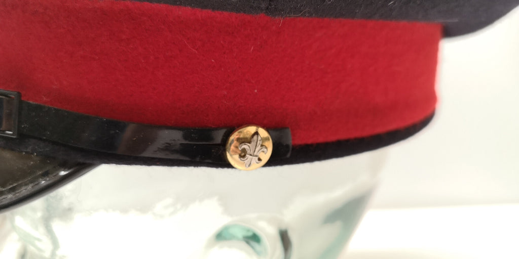 Duke of Lancaster's Regt. Army Royals Peaked Dress Hat with Chinstrap & Buttons