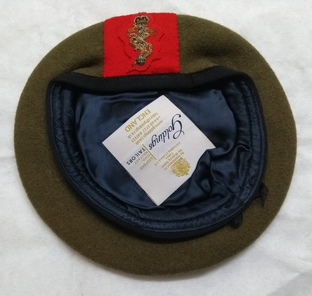 REME Beret Cap Khaki No2 Dress Pattern By Goldings Tailors of England 54cm